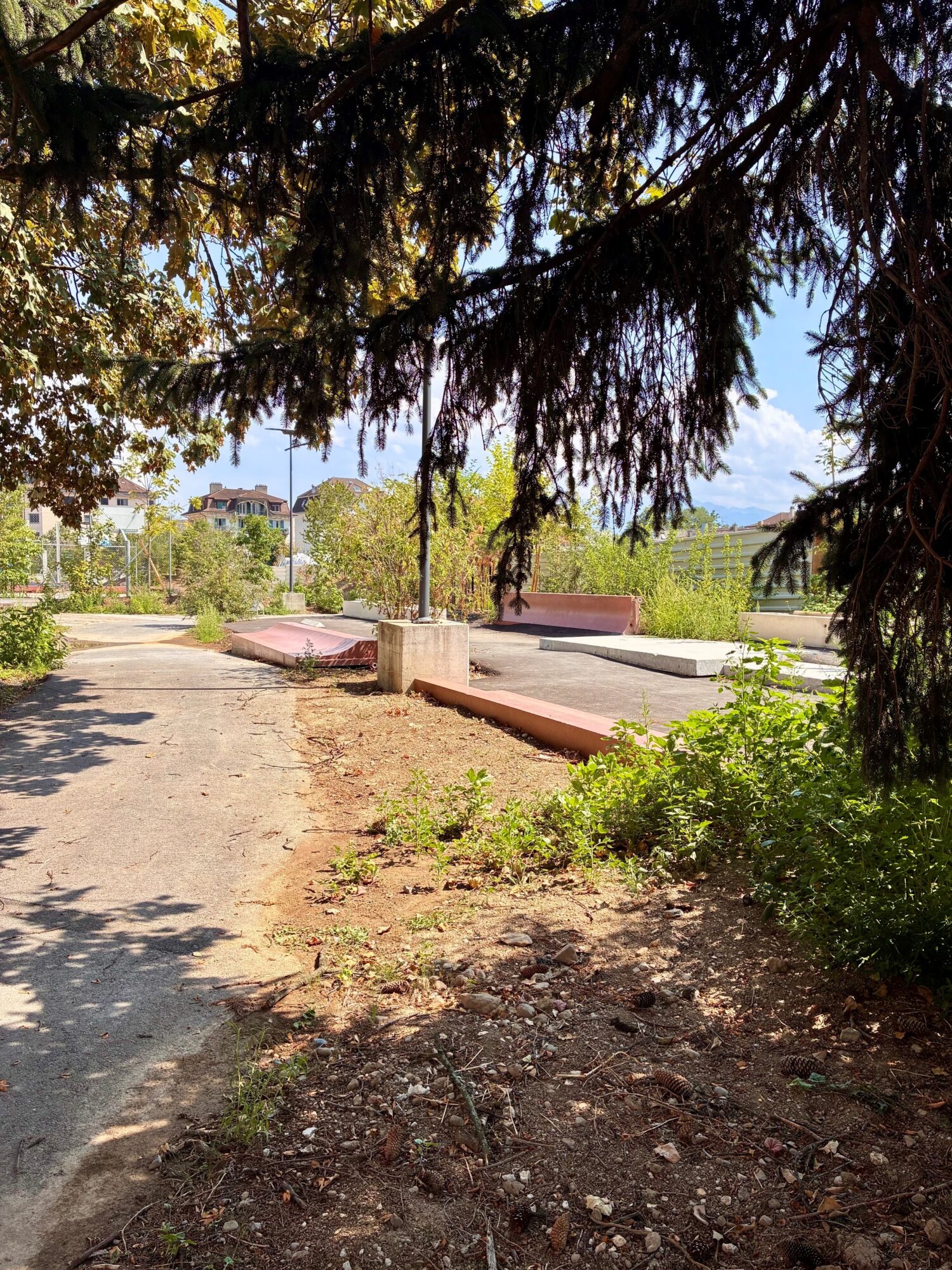 Skatepark - Aménagement provisoire à Malley