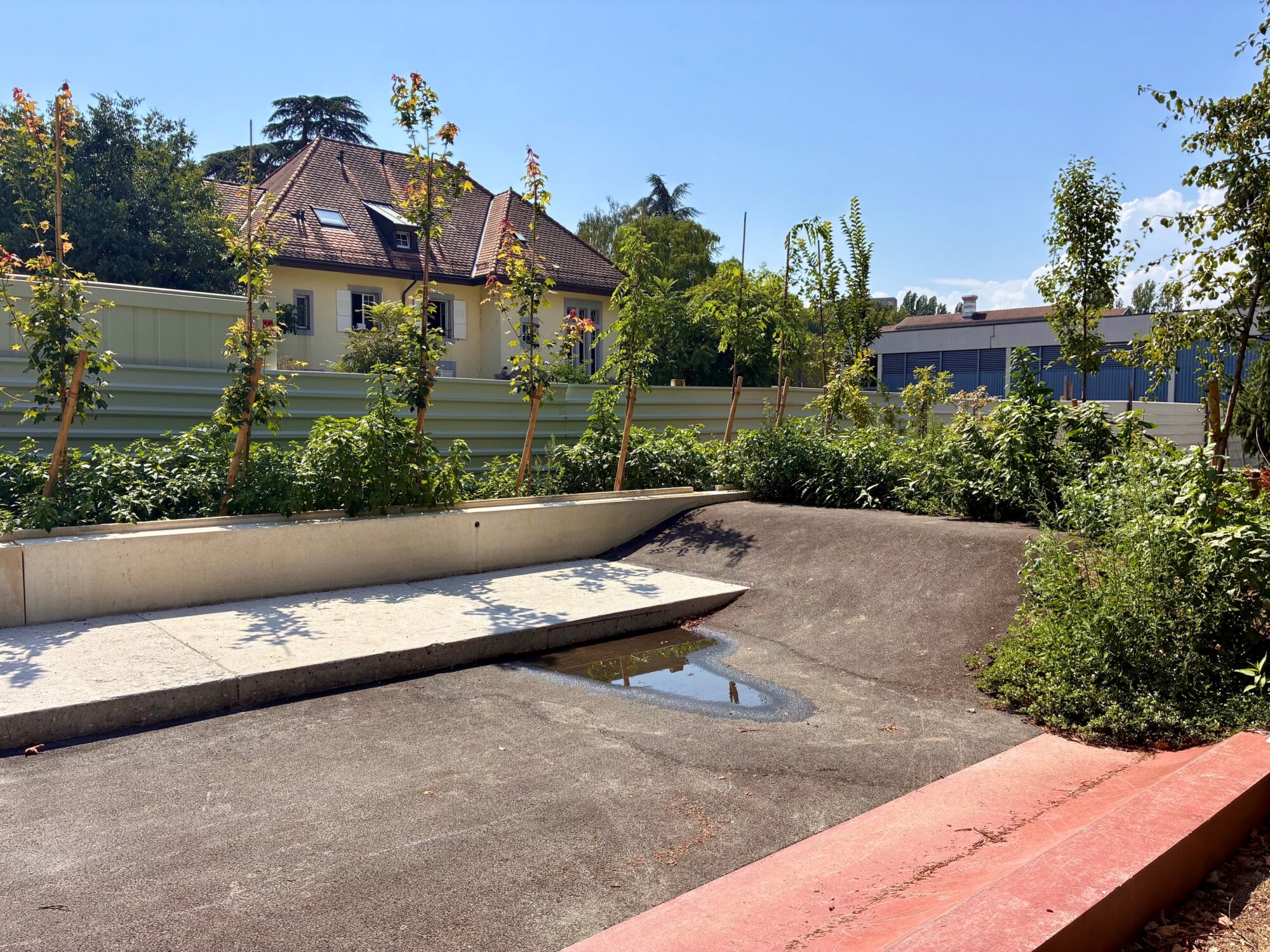 Skatepark - Aménagement provisoire à Malley