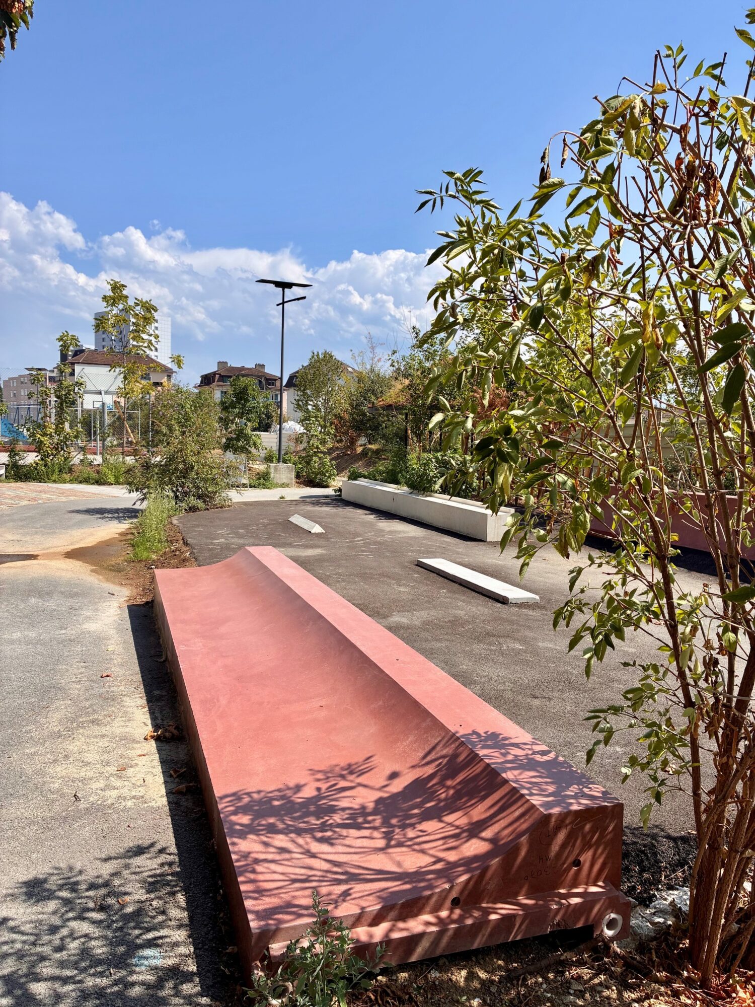 Skatepark - Aménagement provisoire à Malley